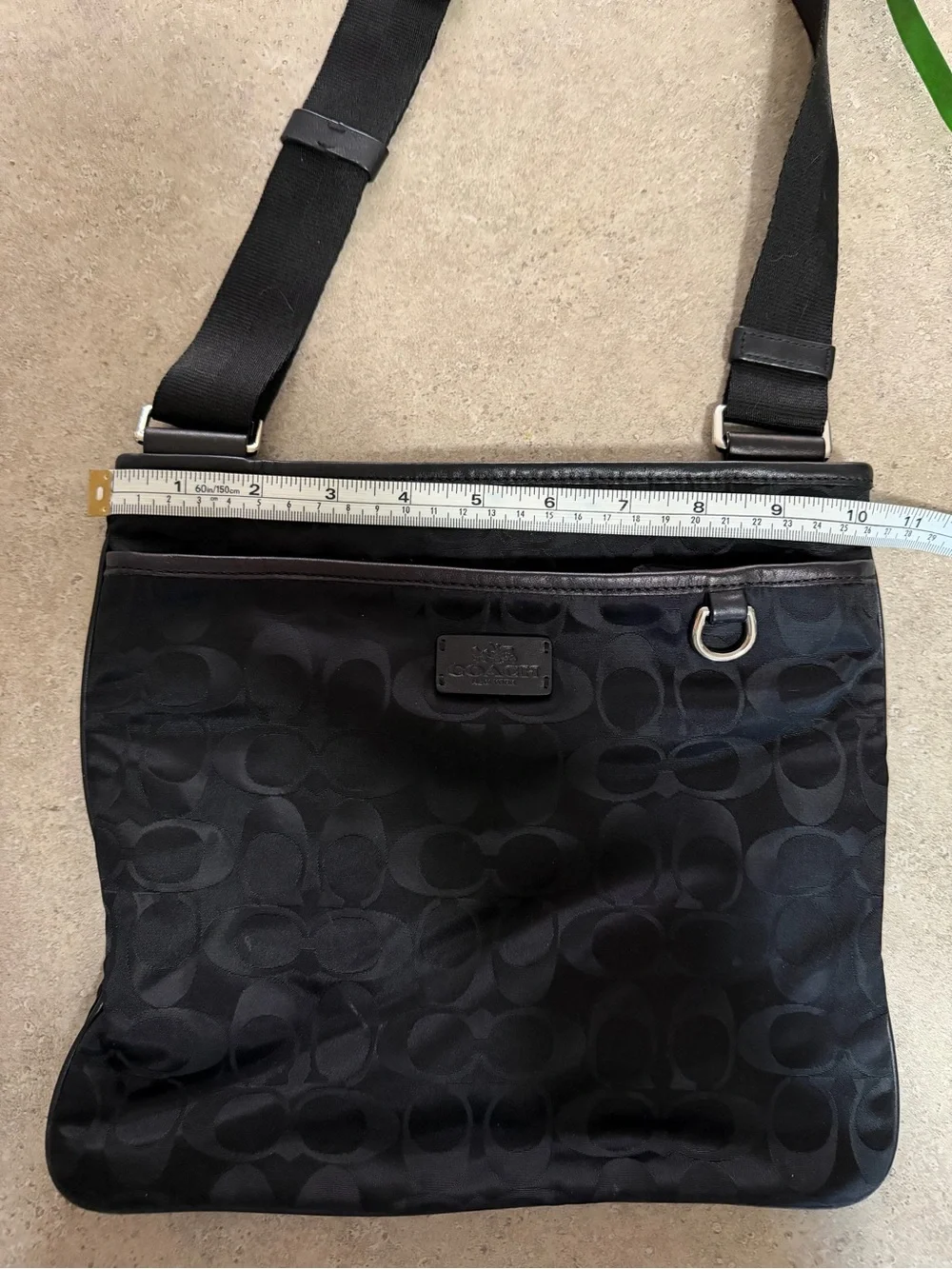 Coach Logo Cloth Purse. Gently Used.